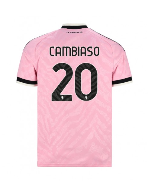 Moški Nogometna dresi replika Juventus Andrea Cambiaso #20 Gostujoči 2026-27 Kratek rokav Moški Nogometna dresi replika Juventus Andrea Cambiaso #20 Gostujoči 2026-27 Kratek rokav